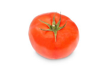 Tomato on isolated white background
