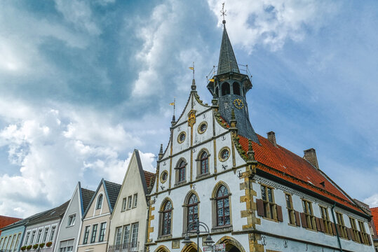 Historisches Rathaus am Marktplatz in Burgsteinfurt