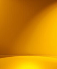 Beams of spotlight on a yellow background © Martin Piechotta