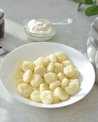 dumplings on a plate