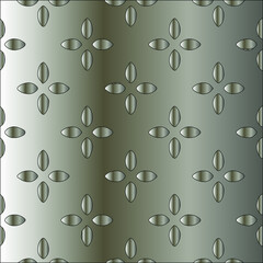  Silver metallic gradient with repeat Pattern . Abstract metallic background.