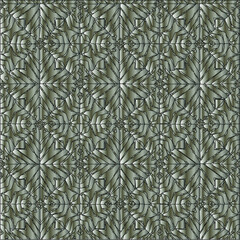  Silver metallic gradient with repeat Pattern . Abstract metallic background.