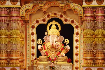 Dagdusheth Halwai Ganesha idol, Navasacha Ganpati, Pune, Maharashtra