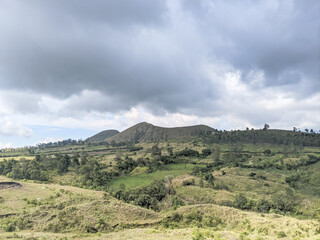 Fototapeta na wymiar landscape in the hills