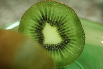 A slice of kiwi