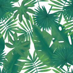Summer tropical seamless pattern for fabric design