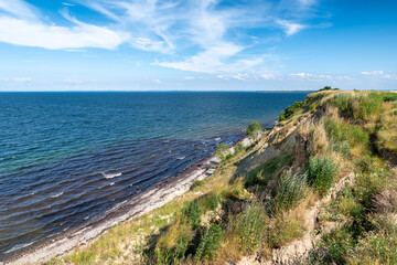 Boltenhagen, Germany. The cliff with the Baltic Sea.