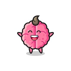 happy baby brain cartoon character