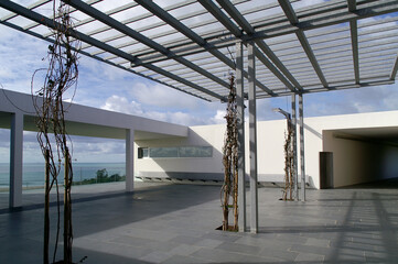 Tarifa (Cádiz) Spain. Access area to the Interpretation Center of the Roman city of Baelo Claudia