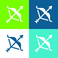 Artemis Flat four color minimal icon set