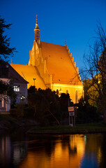 St. Martin and St. Nicholas cathedral in Bydgoszcz. Poland