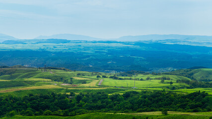 Fototapeta na wymiar landscape with hills