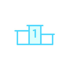 Illustration Vector Graphic of Podium icon