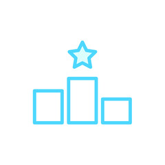 Illustration Vector Graphic of Podium icon