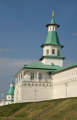 Gate Elizabeth tower of Resurrection (New Jerusalem) monastery in Istra. Russia