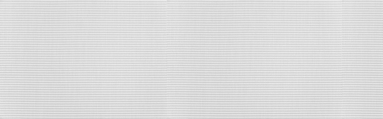 Panorama of Vintage White and gray cotton fabric with stripes texture and background seamless