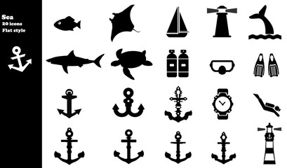 Mer en 20 icônes, collection
