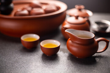 Chinese tea traditional herbal  beverage background