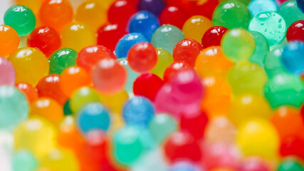 Colorful wet Bubbles background texture