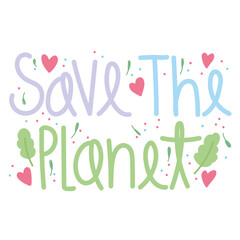 save the planet