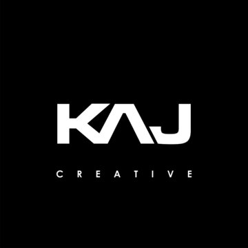 KAJ Letter Initial Logo Design Template Vector Illustration