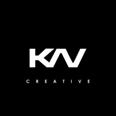 KAV Letter Initial Logo Design Template Vector Illustration