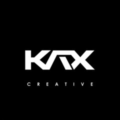 KAX Letter Initial Logo Design Template Vector Illustration