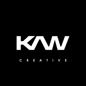 KAW Letter Initial Logo Design Template Vector Illustration