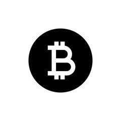 Fototapeta premium bitcoin icon logo template
