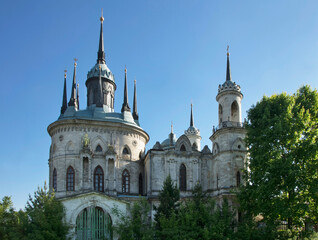Church of Vladimir Icon of Mother of God in Bykovo work settlement. Ramensky district. Moscow oblast. Russia