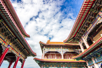 Wat Leng Nang Yi Temple landmark for tour of thailand in Nonthaburi Province