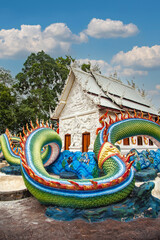 Wat Nong Chap Tao, turtle and dragon temple in Pattaya, Chonburi, Thailand - obrazy, fototapety, plakaty