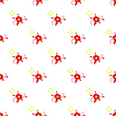 Seamless Floral pattern, floral, winter, christmas