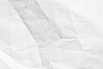 Grunge wrinkled white color paper textured background