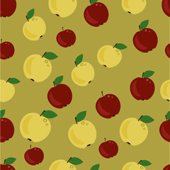 seamless pattern with appels