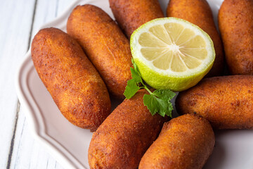 Kibbeh is a popular dish in Middle Eastern cuisine (Turkish name; icli kofte)
