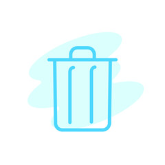 Illustration Vector Graphic of Recycle Bin icon