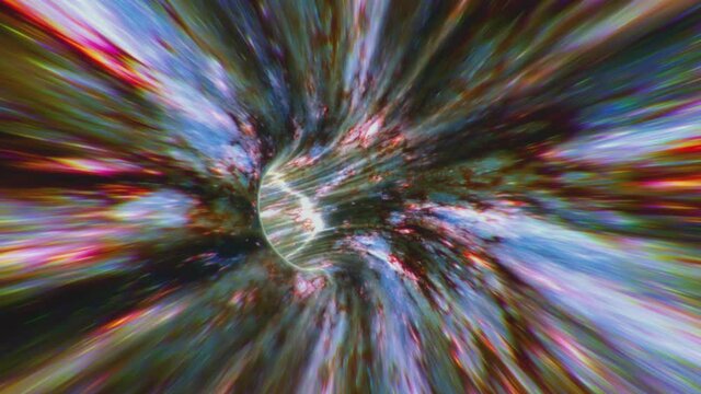 Space warp, lightspeed visual loop. Hyperdrive animation.