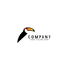 toucan bird logo design. logo template © Rezaalfarid204