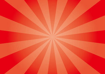 集中線　赤　グラデーション