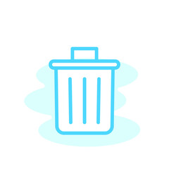 Illustration Vector Graphic of Recycle Bin icon