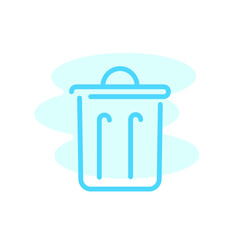 Illustration Vector Graphic of Recycle Bin icon