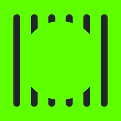 Green screen Custom Vector middle spiral