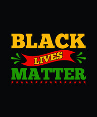 Fototapeta na wymiar Black Live matter t-shirts design