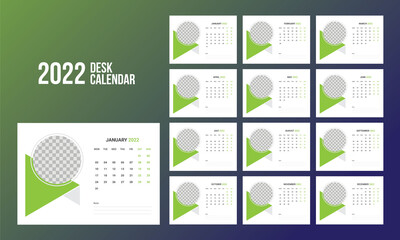 Fototapeta premium Calendar Planner for 2022