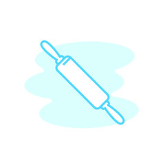 Illustration Vector graphic of rolling pin icon. Fit for bakery, cooking, kitchen utensil etc.