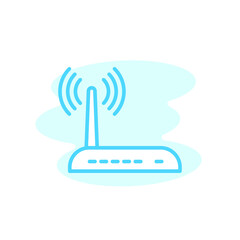 Illustration Vector Graphic of Router icon