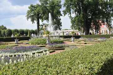 fountains in the park