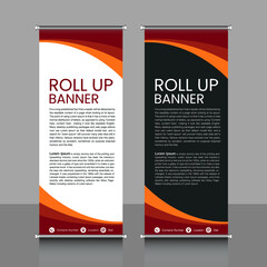 roll up banner, brochure, flyer, banner design, industrial, company, template, vector, abstract, line pattern background, modern x-banner, pull-up banner,  rectangle size banner.