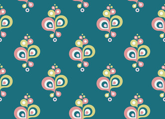 Seamless pattern. Fashionable color combinations. Pastel color background for business. Template for wrapping or cards. Textile. Fabric design. Ornament. Stylish design. Vector. Tiles.